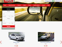 Tablet Screenshot of nova-rentacar.ro